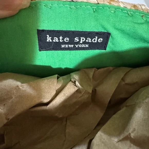 Kate Spade Straw Tote with Pink Floral Flowers 🌹 - Picture 5 of 6